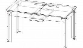 Как собрать раздвижной стол сити